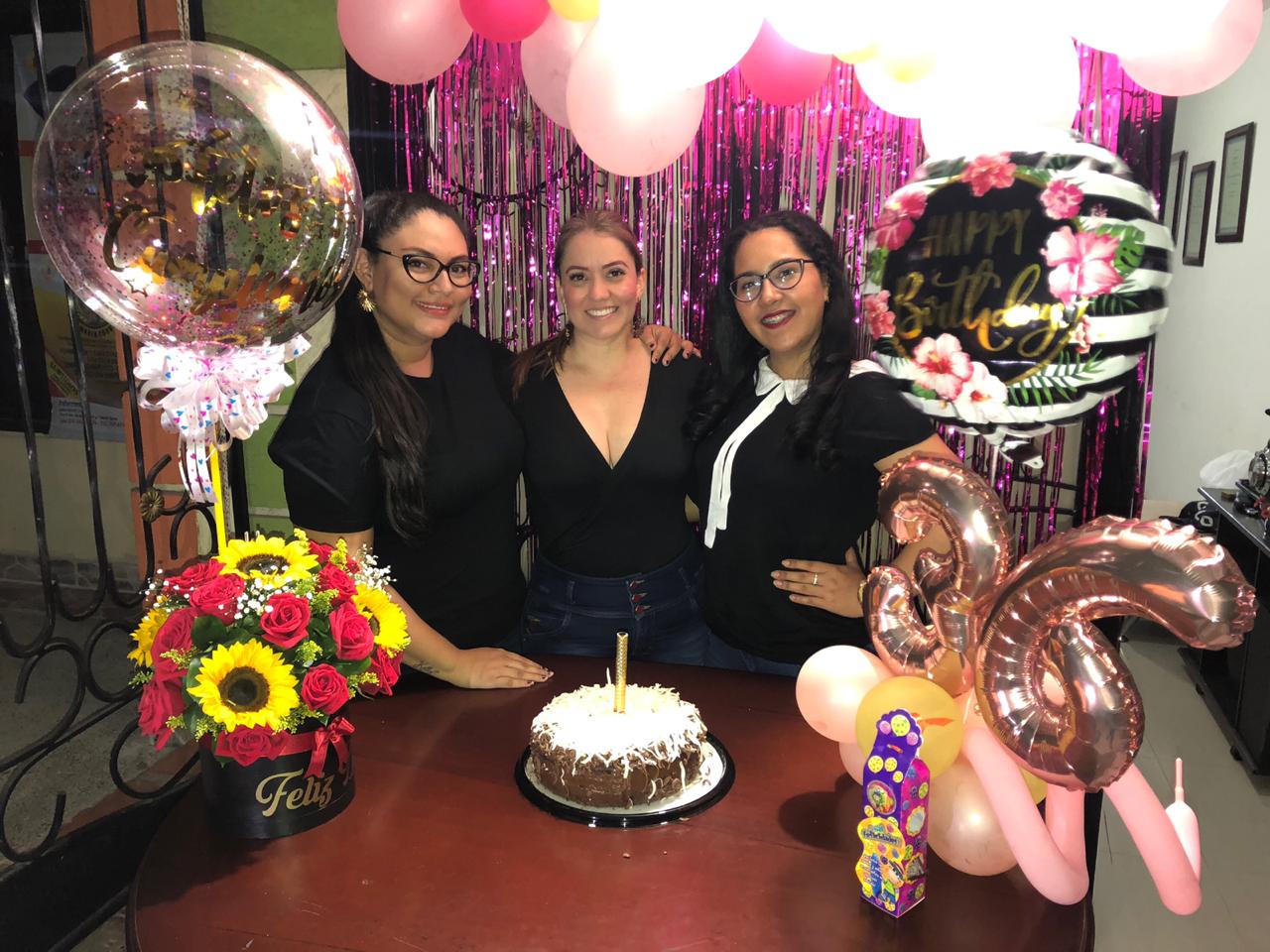 Pilar Collazos, Mónica Pedroza y Katerin Parra.